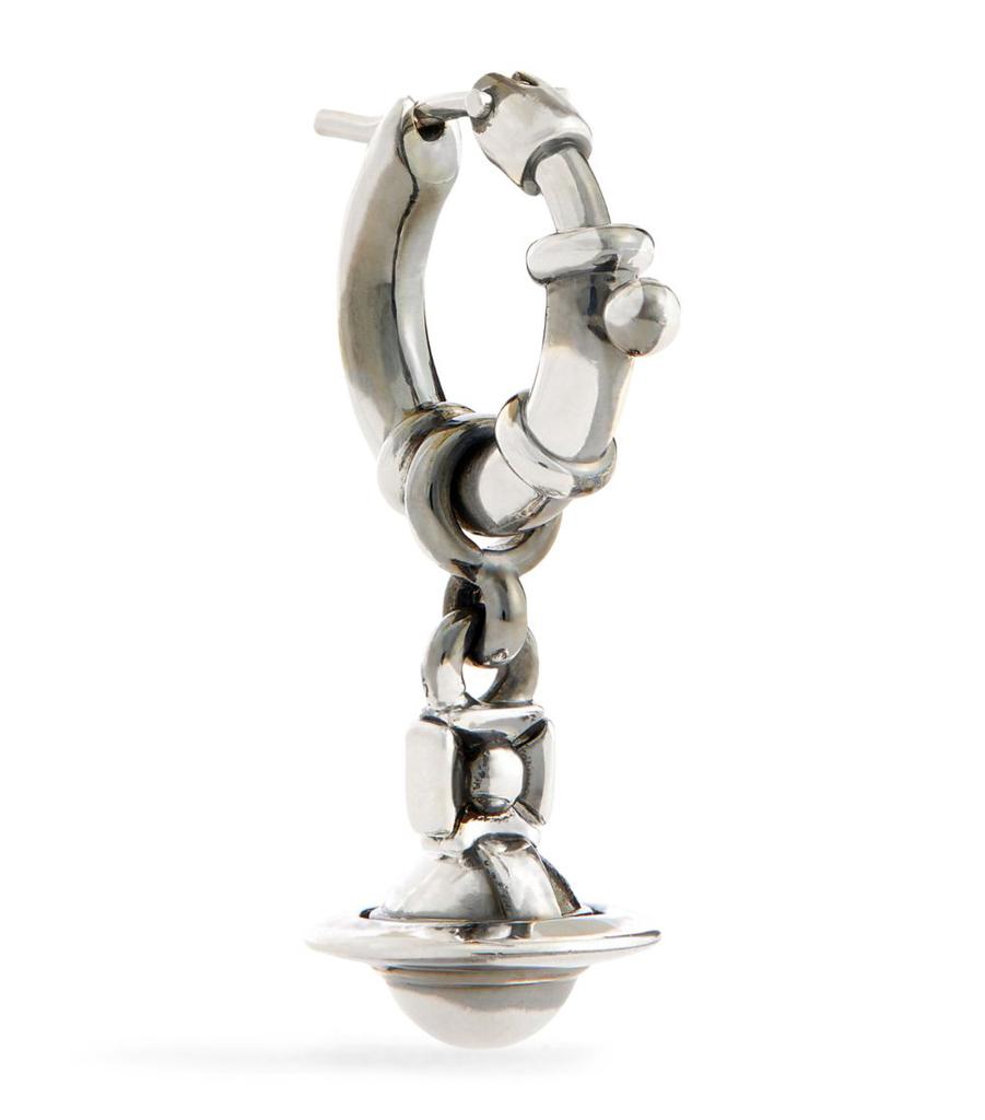 Vivienne Westwood Pauliana Orb Single Hoop Earring - BeyondStyle