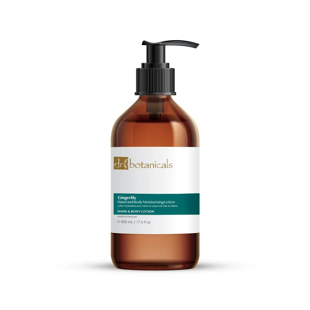 商品Dr. Botanicals|Gingerlily Hand & Body Moisturizing Lotion 500ml Twin Value Savings Pack,价格¥181,第2张图片详细描述