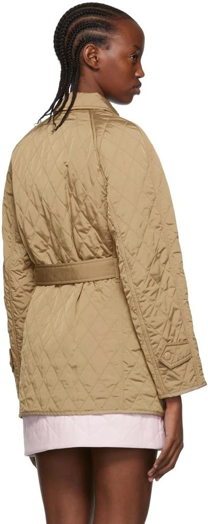 商品Burberry|Beige Nylon Jacket,价格¥10491,第3张图片详细描述