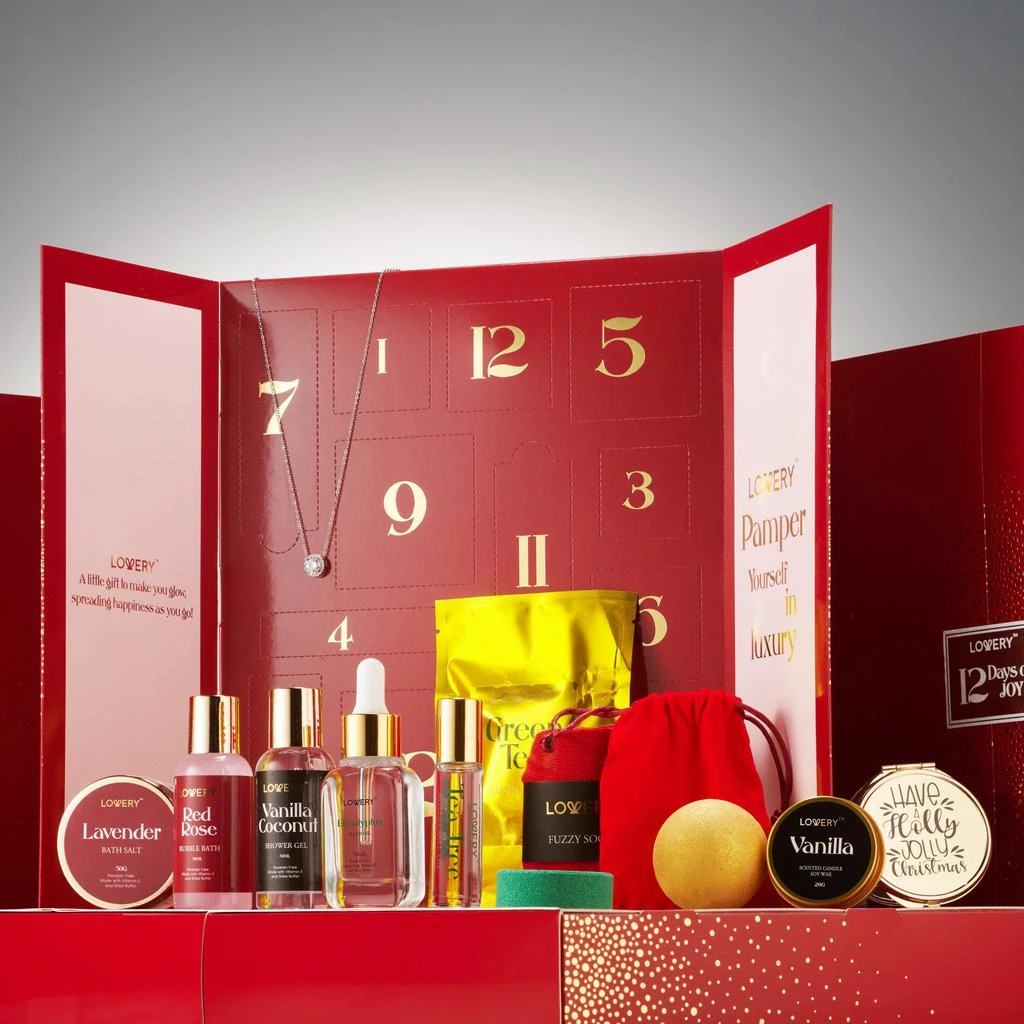 商品Lovery|12 Days of Beauty Advent Calendar Bath & Body Care Gift Set,价格¥362,第4张图片详细描述