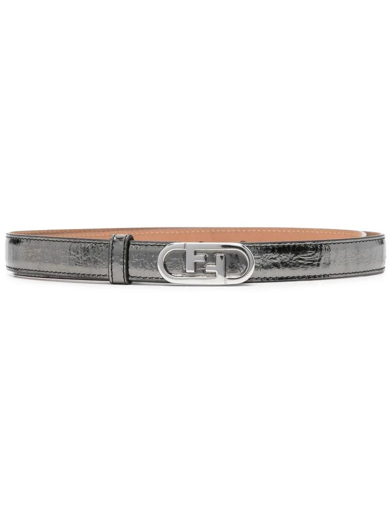 商品Fendi|FENDI - Ff Oval Leather Belt,价格¥3157,第1张图片