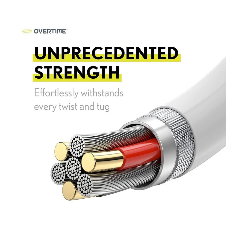 商品Overtime|iPad Pro/Mini or Android Phone Charging Set, Including Fast 20W USB-C Charger and 6ft USB-C to USB-C Cable,价格¥112,第2张图片详细描述
