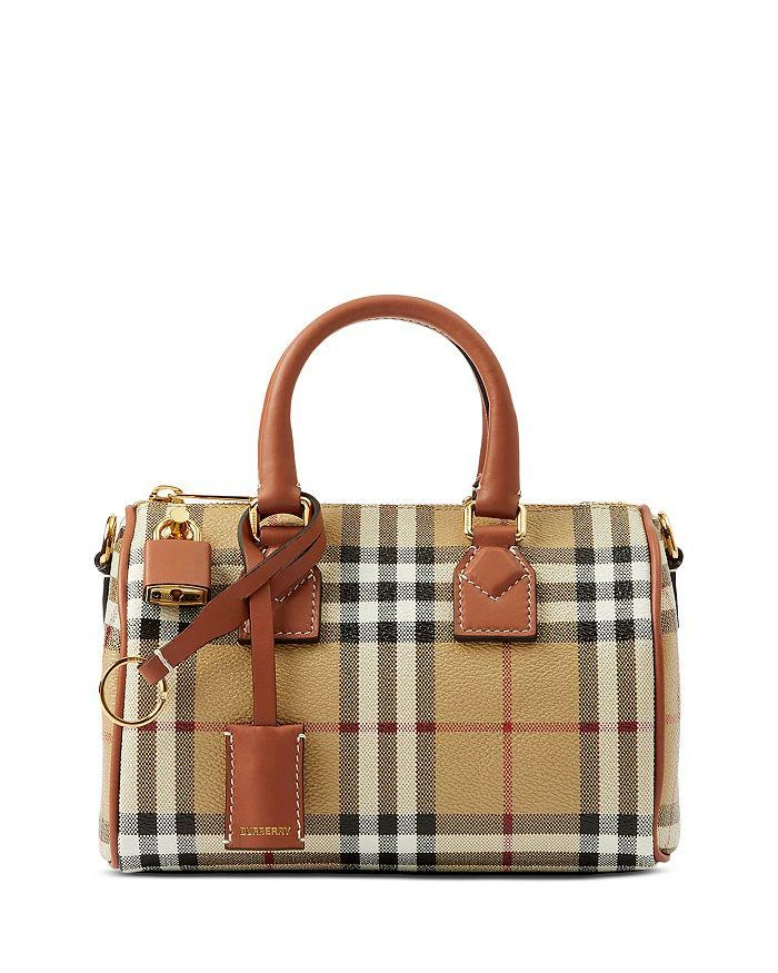 商品Burberry|Vintage Check Mini Bowling Bag,价格¥10859,第1张图片