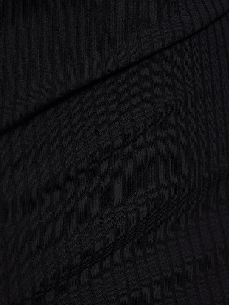 商品Helmut Lang|Ribbed Cotton Jersey Midi Dress,价格¥1661,第3张图片详细描述