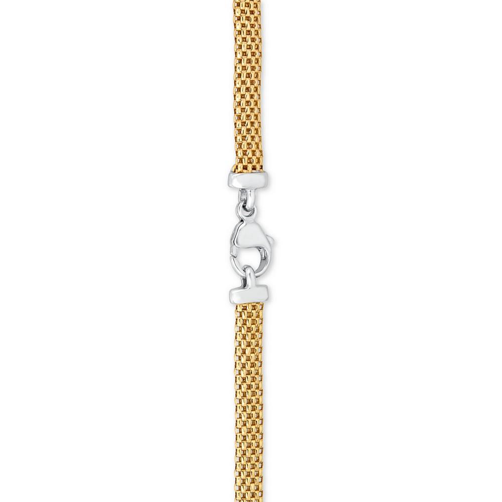 Diamond Heart Necklace in 14k Gold Vermeil and Sterling Silver (1/8 ct. t.w.)商品第1张图片规格展示