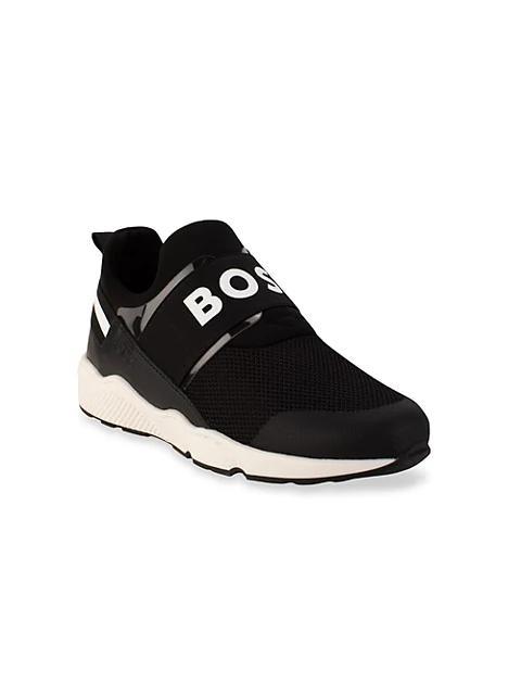 商品Hugo Boss|Kid's Technical Mesh Sneakers,价格¥1178-¥1266,第1张图片