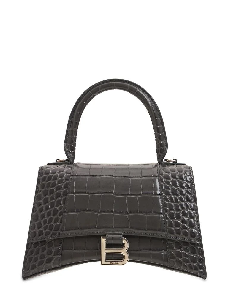 商品Balenciaga|Small Hourglass Embossed Leather Bag,价格¥22765,第1张图片
