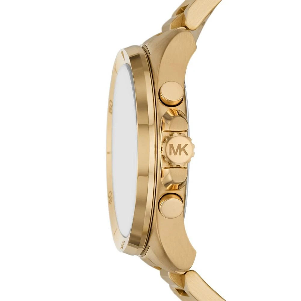 商品Michael Kors|Men's Brecken Gold-Tone Stainless Steel Bracelet Watch, 45mm,价格¥1214,第3张图片详细描述