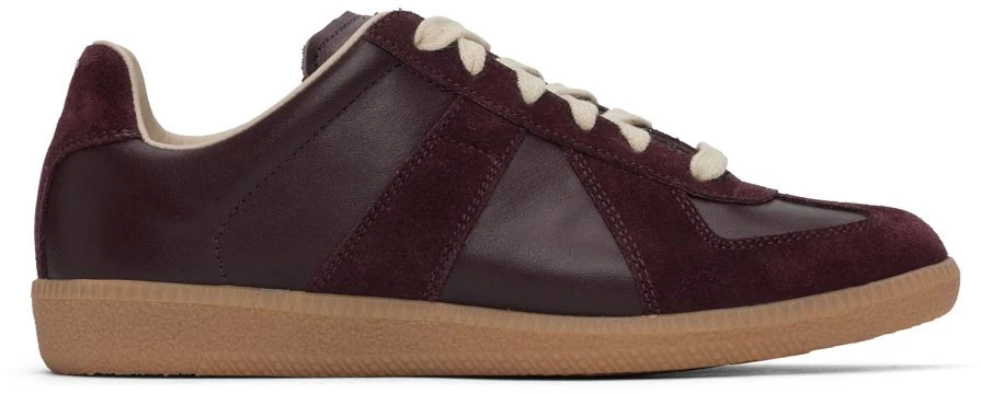 商品MAISON MARGIELA|Burgundy Replica Sneakers,价格¥4837,第1张图片