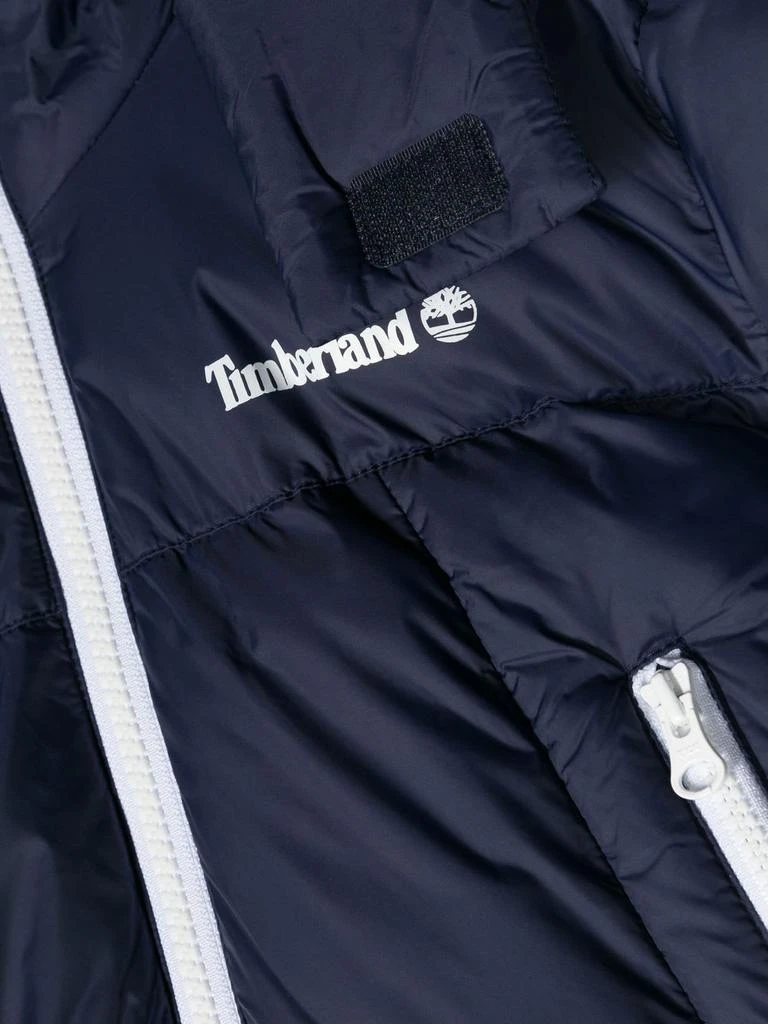 商品Timberland|Piumino Blu Navy In Nylon Con Cappuccio Bambino,价格¥1165,第3张图片详细描述