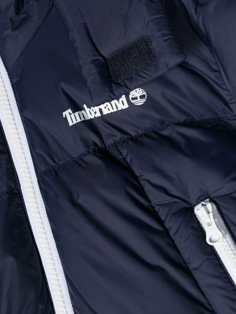 商品Timberland|Piumino Blu Navy In Nylon Con Cappuccio Bambino,价格¥1250,第3张图片详细描述