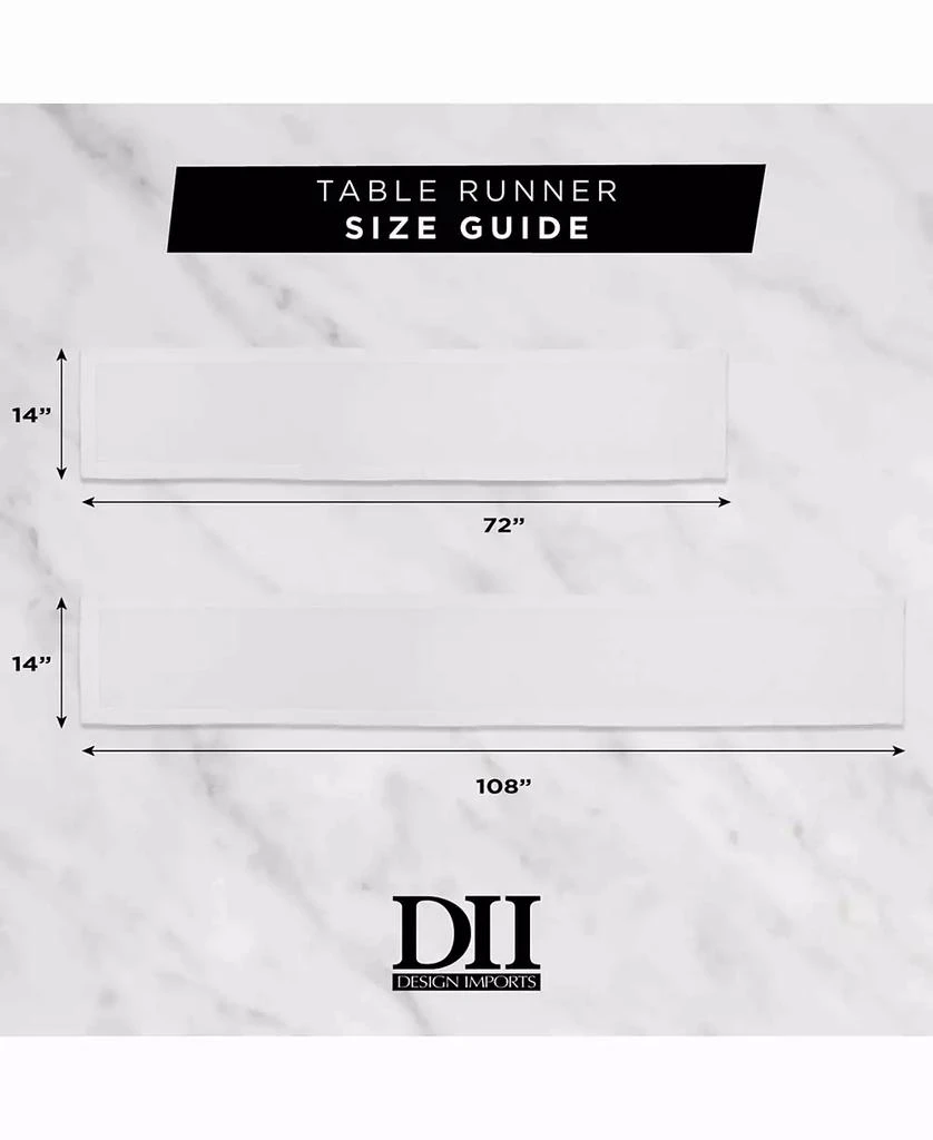 商品Design Imports|Outdoor Table Runner with Zipper 14" X 72",价格¥75,第5张图片详细描述