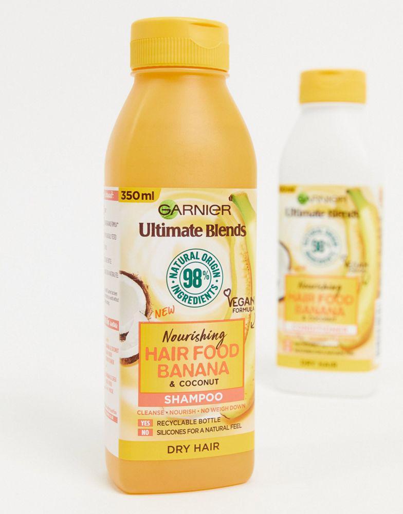 商品Garnier|Garnier Ultimate Blends Nourishing Hair Food Banana Shampoo For Dry Hair 350ml,价格¥49,第6张图片详细描述