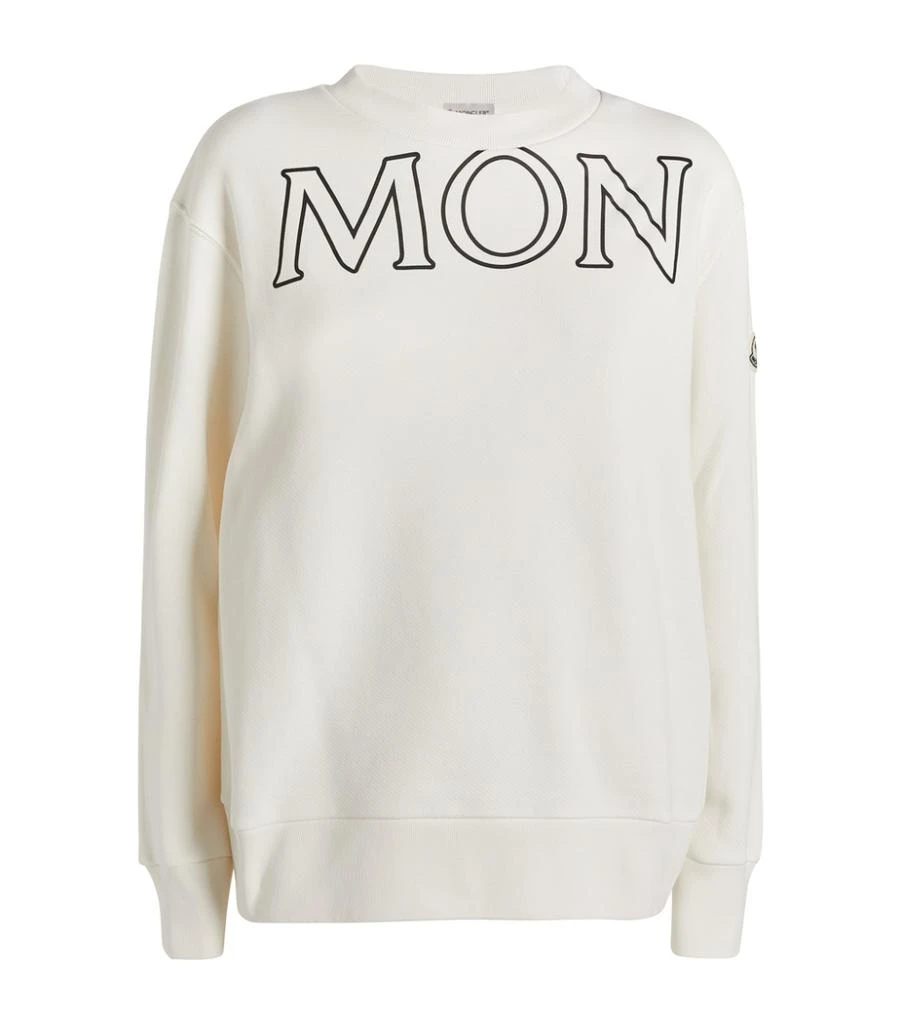 商品Moncler|Cotton Logo Sweatshirt,价格¥4739,第1张图片