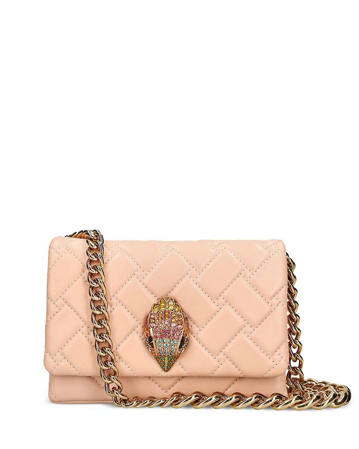 商品Kurt Geiger|Mini Kensington Quilted Leather Long Flap Crossbody ,价格¥1385,第1张图片