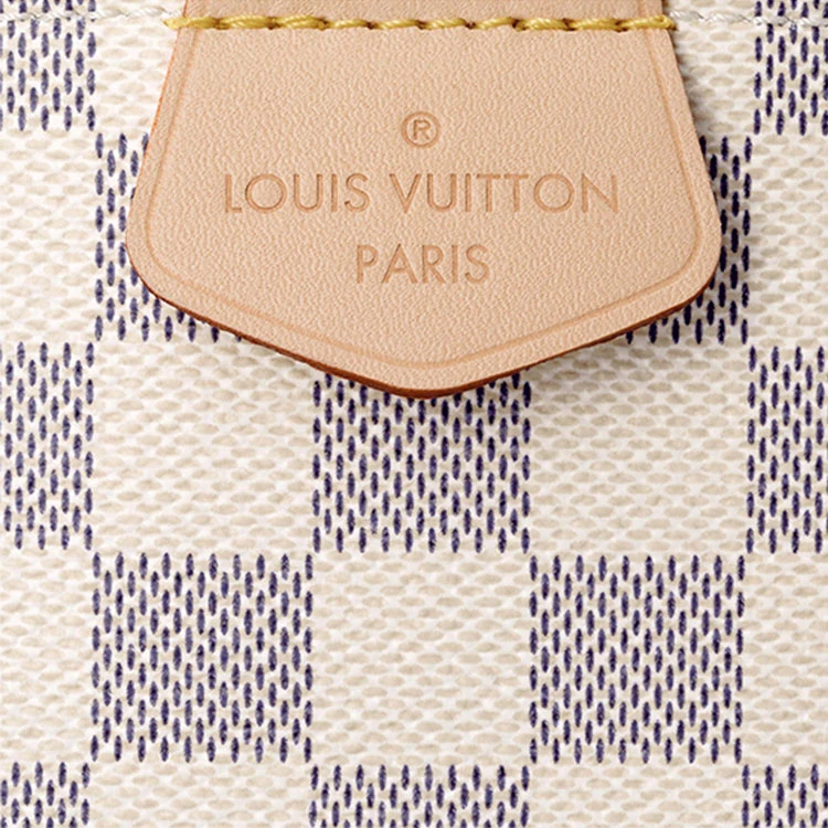 商品[国内直发] Louis Vuitton|Graceful 棋盘格纹 牛皮 hobo包托特包手提包 小号 女款 白色,价格¥20401,第6张图片详细描述