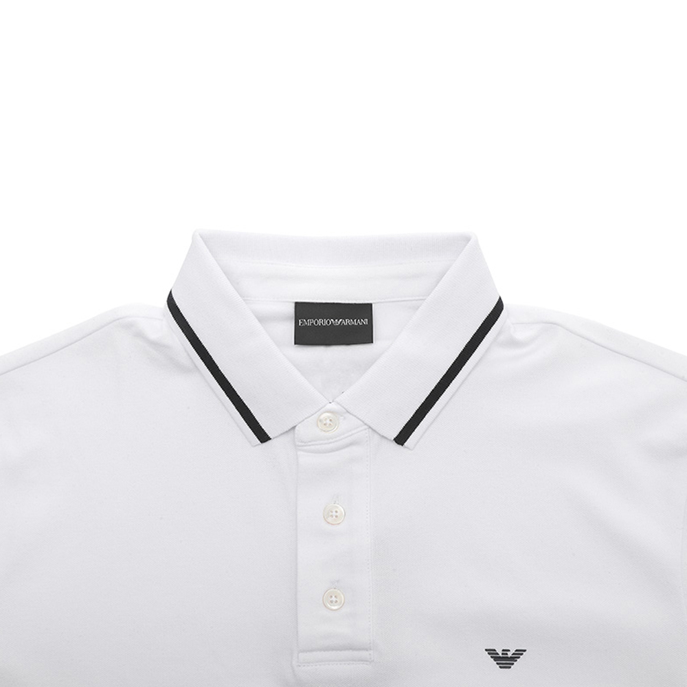 EMPORIO ARMANI 男白色短袖T恤 3L1FAE-1JPTZ-0154商品第3张图片规格展示