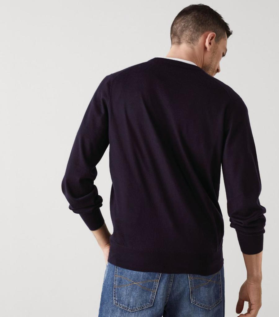 Cashmere-Silk V-Neck Sweater商品第6张图片规格展示