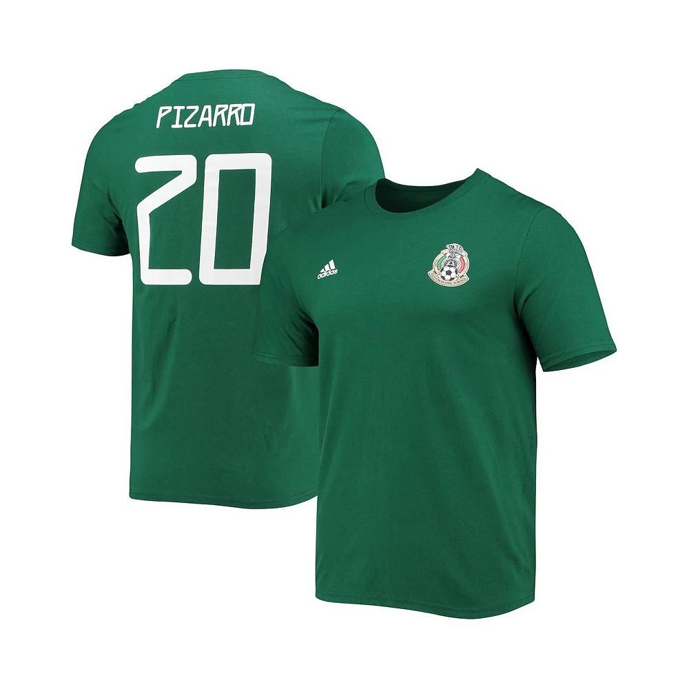 商品Adidas|Men's Rodolfo Pizarro Green Mexico National Team Amplifier Name and Number T-shirt,价格¥181,第1张图片