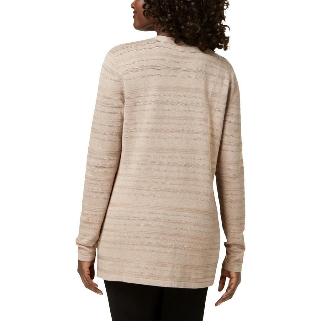 商品Karen Scott|Karen Scott Womens Pointelle Knit Cardigan Sweater,价格¥132,第4张图片详细描述