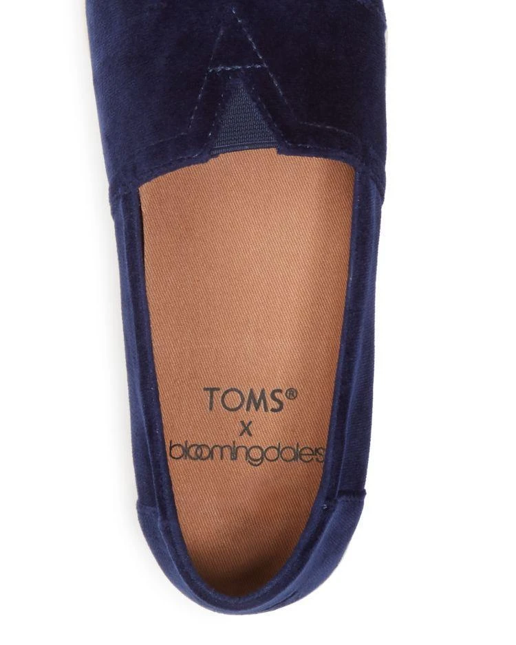 商品TOMS|Women's Velvet Sneakers - 100% Exclusive,价格¥237,第4张图片详细描述