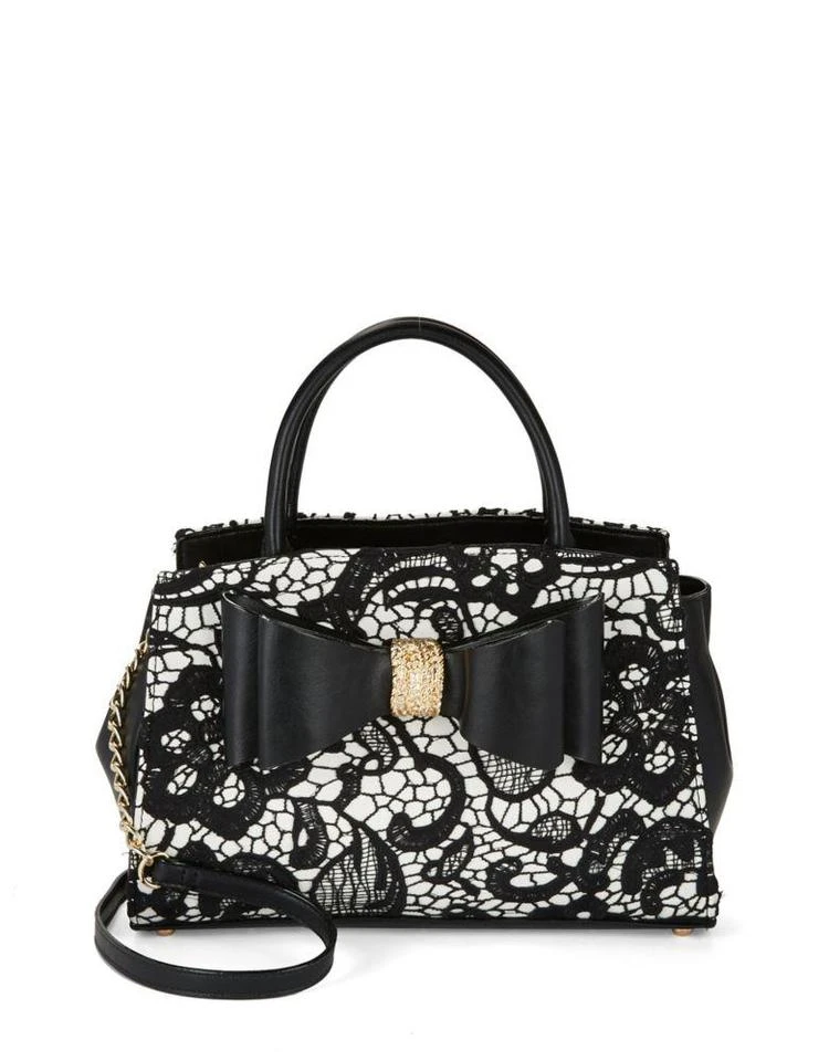 商品Betsey Johnson|Floral Lady Lace Satchel,价格¥385,第2张图片详细描述