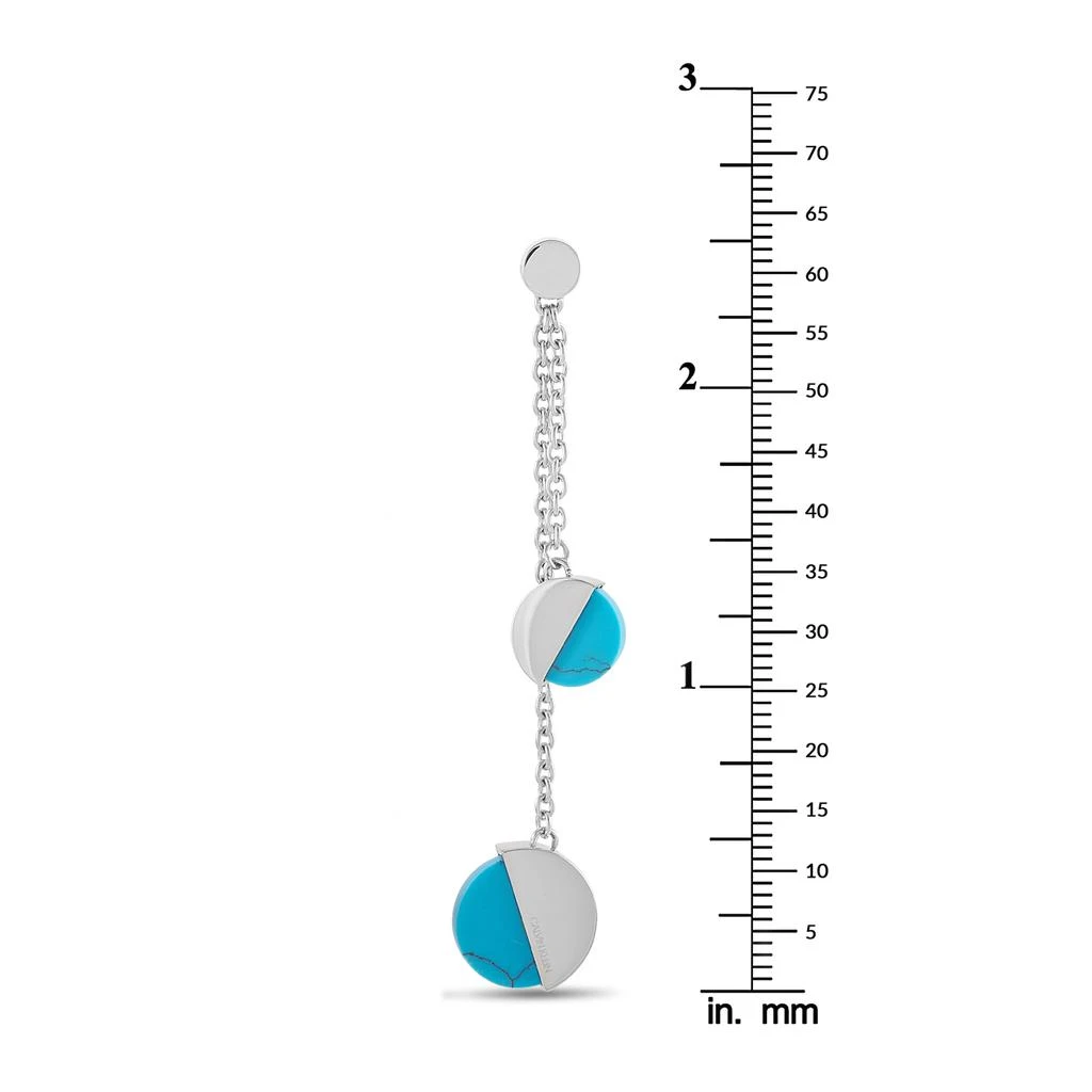 商品Calvin Klein|Spicy Stainless Steel Turquoise Drop Earrings,价格¥229,第3张图片详细描述