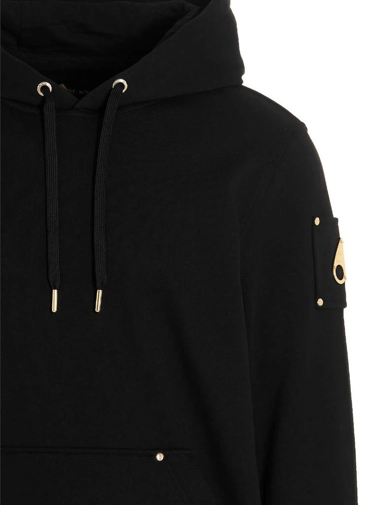 商品Moose Knuckles|Moose Knuckles Logo-Plaque Drawstring Hoodie,价格¥2363,第3张图片详细描述