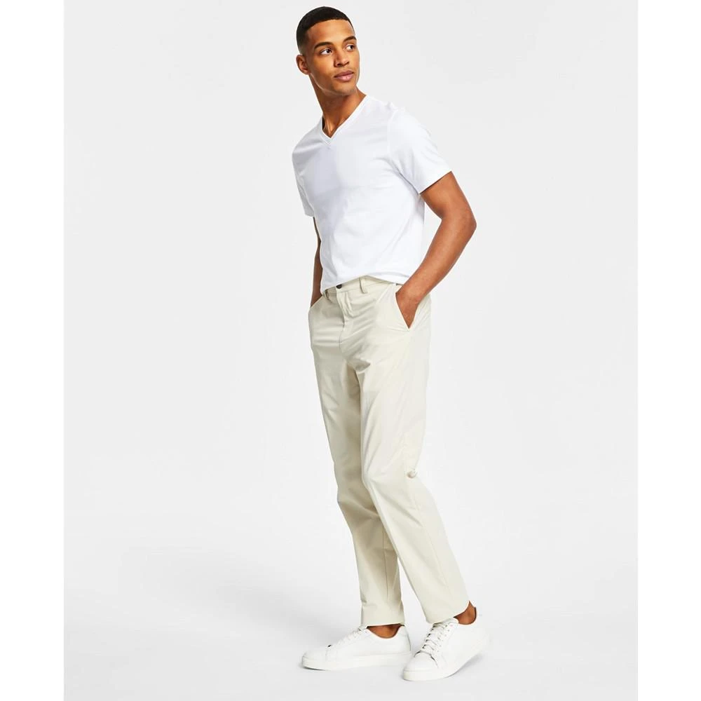 商品Calvin Klein|Men's Slim Fit Tech Solid Performance Dress Pants,价格¥721,第2张图片详细描述