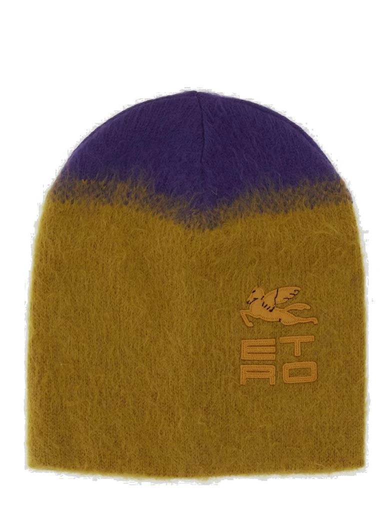 商品ETRO|Etro Logo Embroidered Two-Tone Beanie,价格¥1199,第1张图片