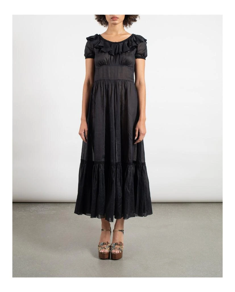 商品Yves Saint Laurent|Ruffled Maxi Dress,价格¥10358,第3张图片详细描述