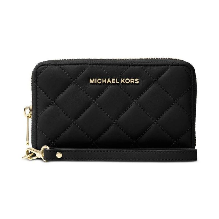 商品Michael Kors|Michael Kors MICHAEL Jet Set 菱格卡包,价格¥569,第1张图片