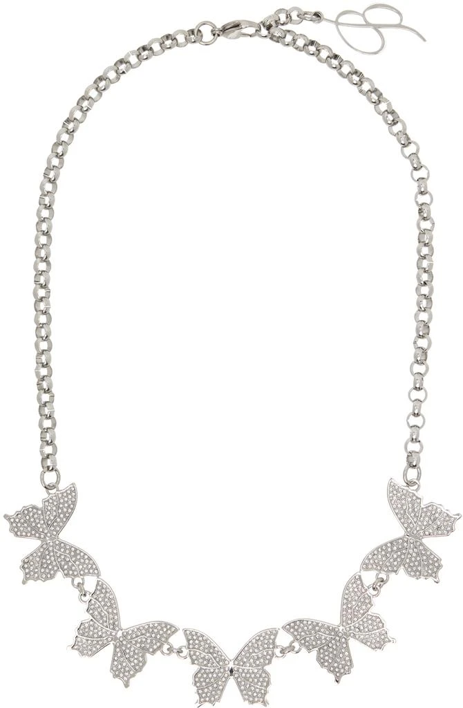 商品BLUMARINE|Silver Farfalla Choker,价格¥1448,第1张图片