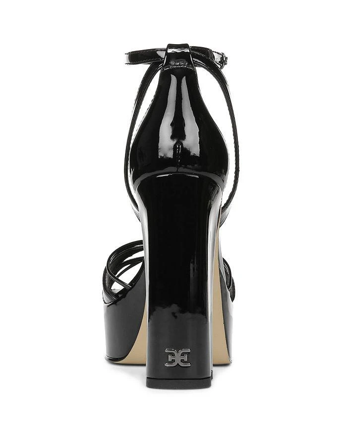 商品Sam Edelman|Women's Kamille Strappy Platform High Heel Sandals,价格¥699-¥815,第4张图片详细描述