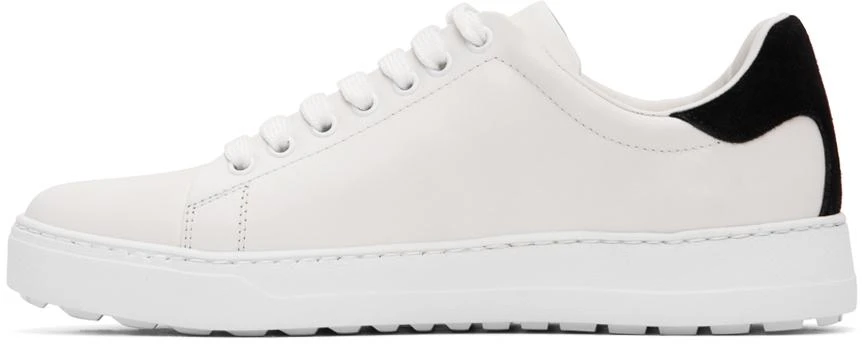 商品Salvatore Ferragamo|White Gancini Sneakers,价格¥2889,第3张图片详细描述