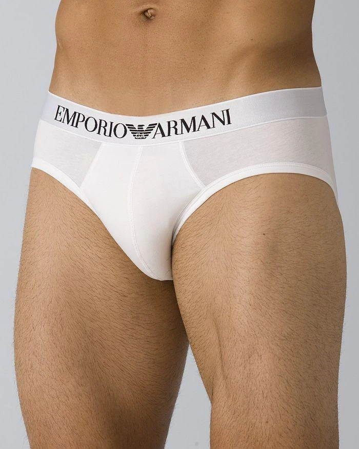 商品Emporio Armani|Stretch Cotton Brief 男士三角裤,价格¥211,第2张图片详细描述