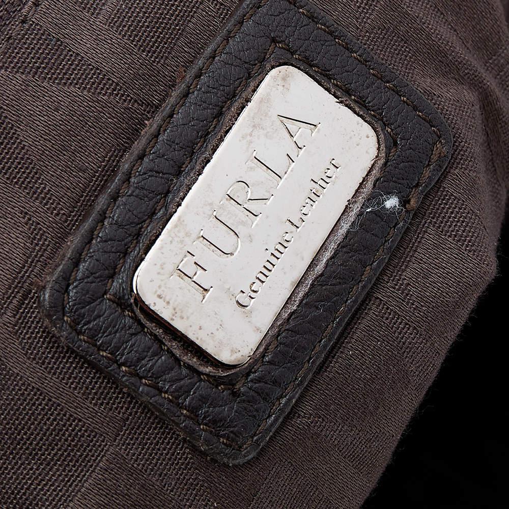 Furla Dark Brown Leather Elisabeth Hobo商品第8张图片规格展示