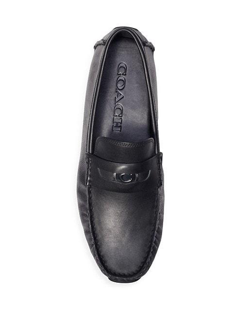 商品Coach|Coin Signature Driving Loafers,价格¥1397,第5张图片详细描述