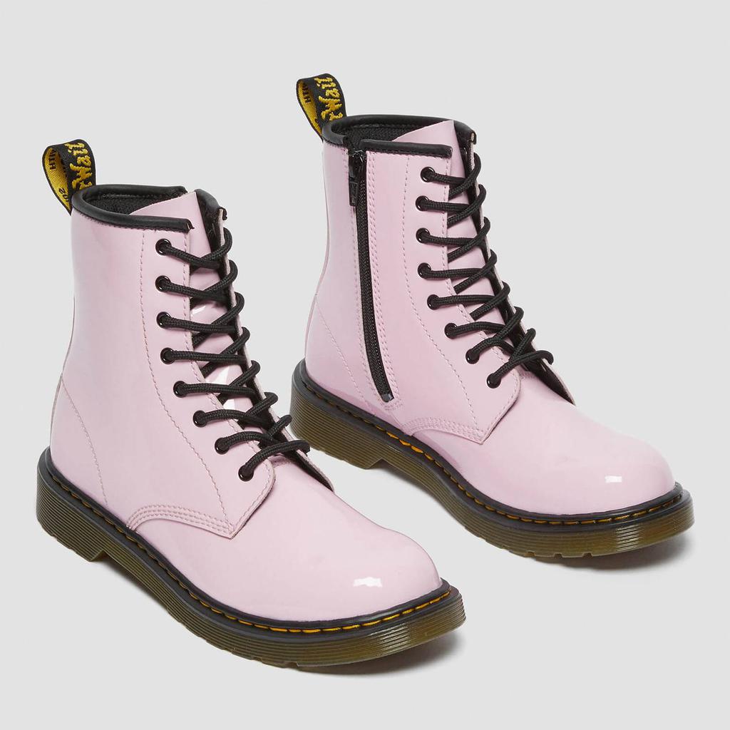 Dr. Martens Youth 1460 Patent Lamper Boots - Pale Pink商品第4张图片规格展示