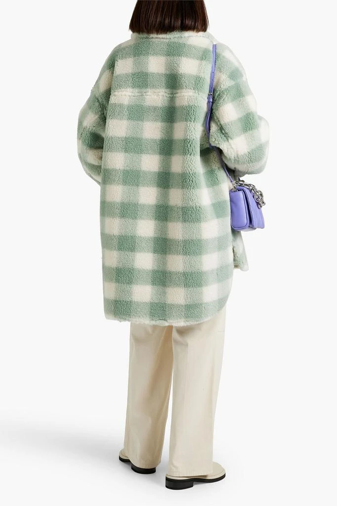 商品STAND STUDIO|Sabi oversized checked faux shearling jacket,价格¥1007,第3张图片详细描述