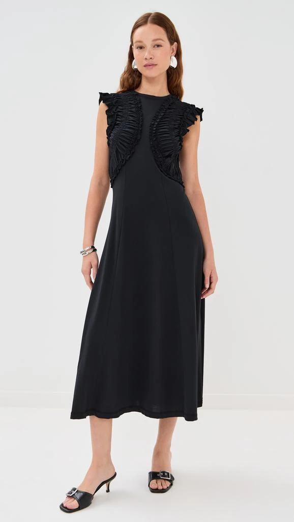Shiva Sleeveless Ruffled Midi Dress 商品