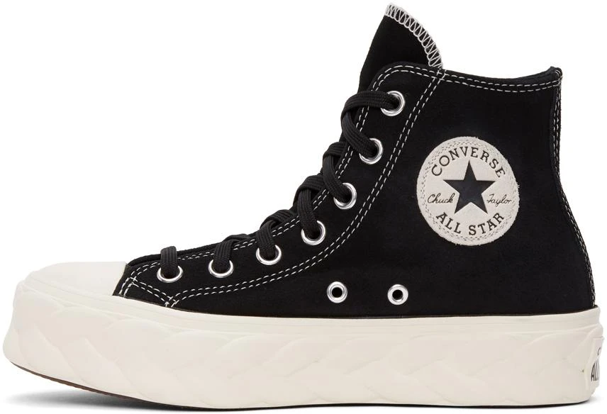 商品Converse|Black Suede Cable Chuck Lift High Sneakers,价格¥400,第3张图片详细描述