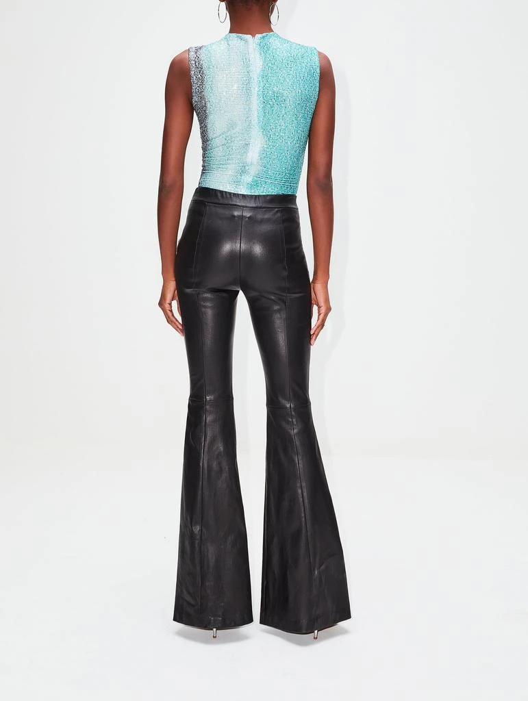 商品ROSETTA GETTY|Pull On Leather Flare Pant,价格¥19088,第4张图片详细描述