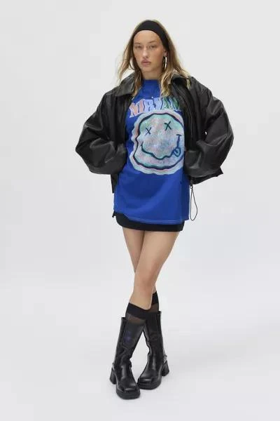 商品Urban Outfitters|Nirvana Distressed T-Shirt Dress,价格¥300,第3张图片详细描述