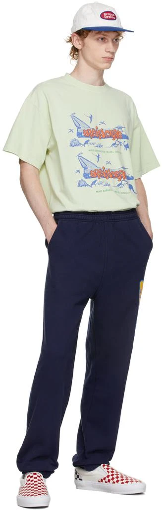 商品Brain Dead|Navy Bubble Logo Lounge Pants,价格¥521,第4张图片详细描述