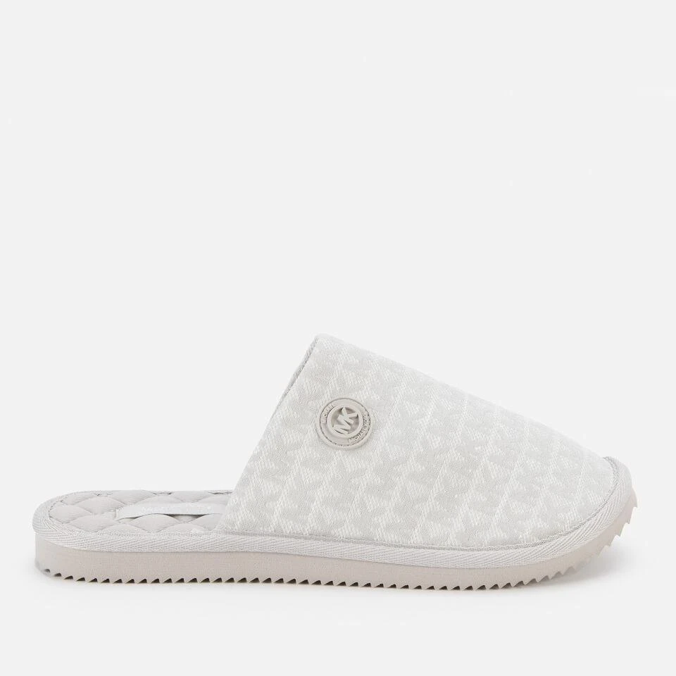 商品Michael Kors|MICHAEL MICHAEL KORS WOMEN'S JANIS SLIPPERS - OPTIC WHITE,价格¥336,第1张图片