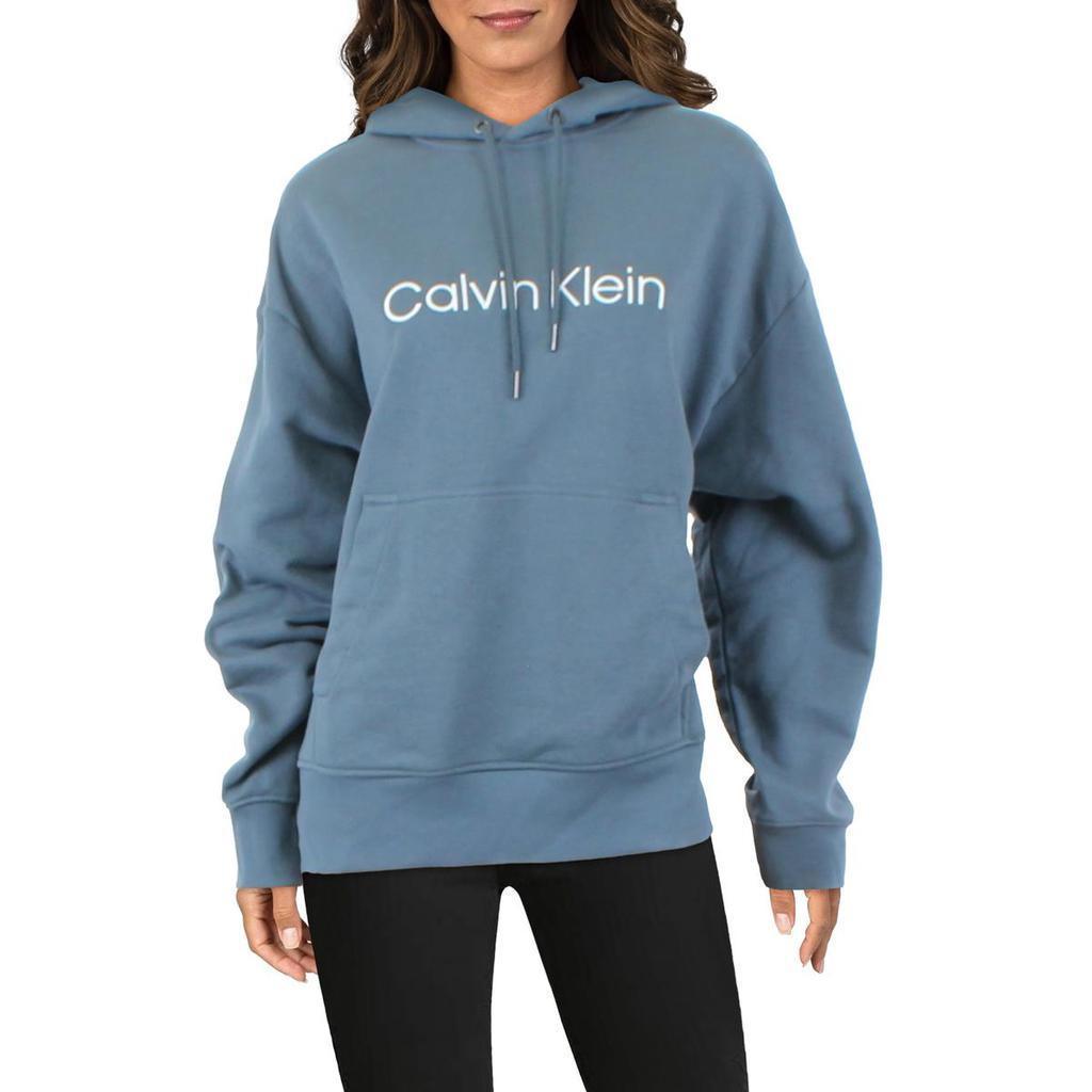 商品Calvin Klein|Calvin Klein Mens French Terry Signature Pullover Hooded Sweatshirt,价格¥298,第1张图片