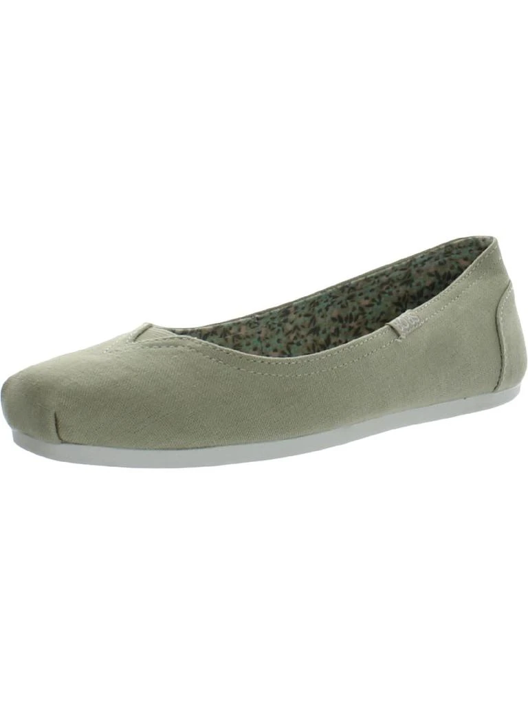 商品SKECHERS|Plush Turning Point Womens Canvas Slip On Flats,价格¥170,第1张图片