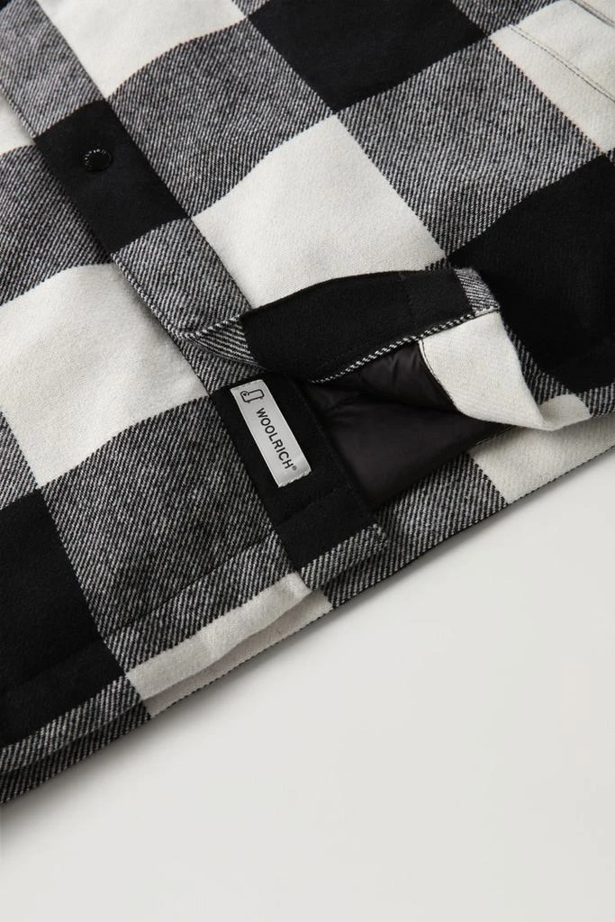 商品Woolrich|Alaskan Padded Check Overshirt in Recycled Italian Wool Blend - Men - Multicolor,价格¥3265,第5张图片��详细描述