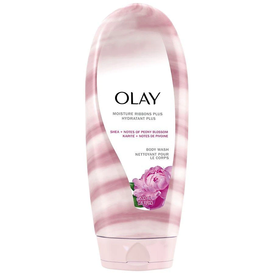 商品Olay|Moisture Plus Body Wash Shea + Peony Blossom, 18 oz,价格¥57,第1张图片